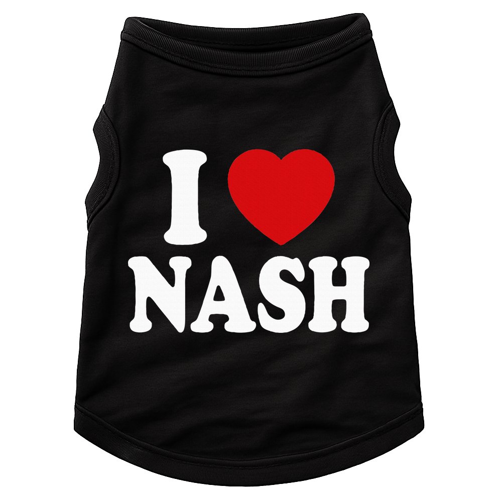 I Heart Love Nash Doggie Tank