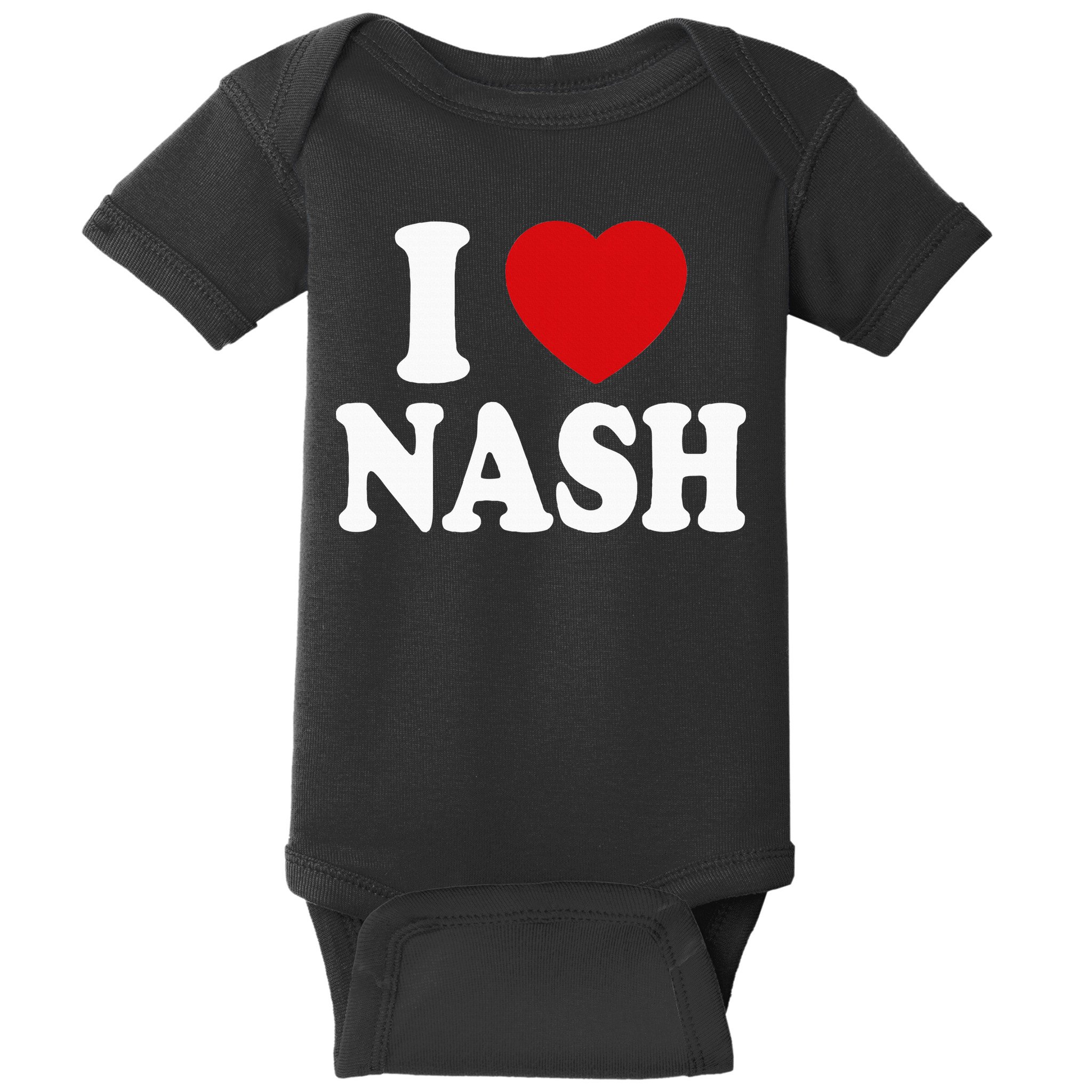 I Heart Love Nash Baby Bodysuit