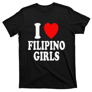 I Heart (Love) Filipino Attraction Asian Preference T-Shirt