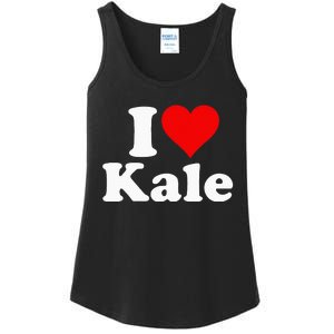 I Heart Love Kale Ladies Essential Tank