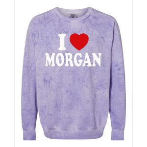 I Heart Love Morgan Colorblast Crewneck Sweatshirt