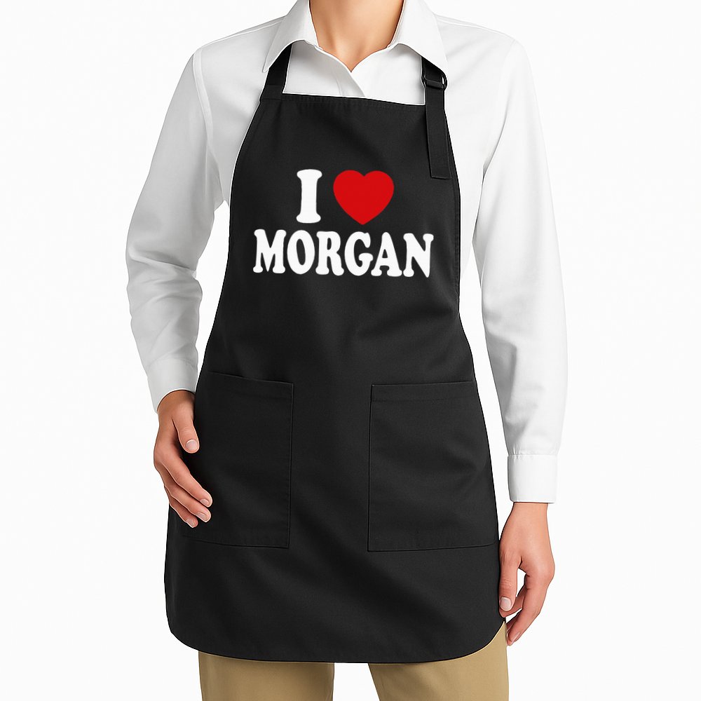 I Heart Love Morgan Apron