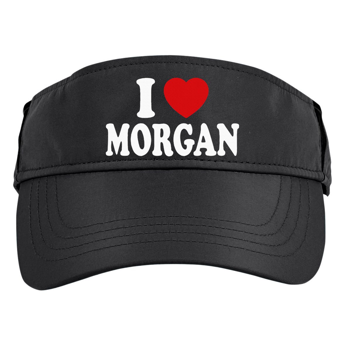 I Heart Love Morgan Adult Drive Performance Visor