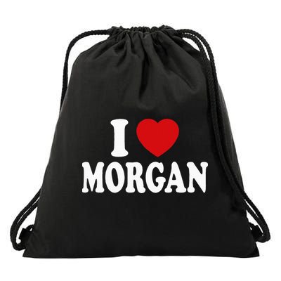 I Heart Love Morgan Drawstring Bag