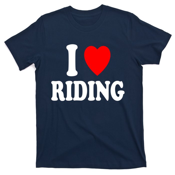 I Heart (Love) Riding Cowboy Cowgirl ATV Offroad Motorcycle T-Shirt