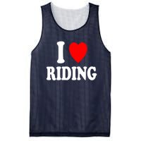 I Heart (Love) Riding Cowboy Cowgirl ATV Offroad Motorcycle Mesh Reversible Basketball Jersey Tank