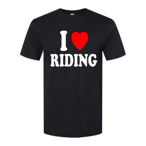 I Heart (Love) Riding Cowboy Cowgirl ATV Offroad Motorcycle Softstyle CVC T-Shirt