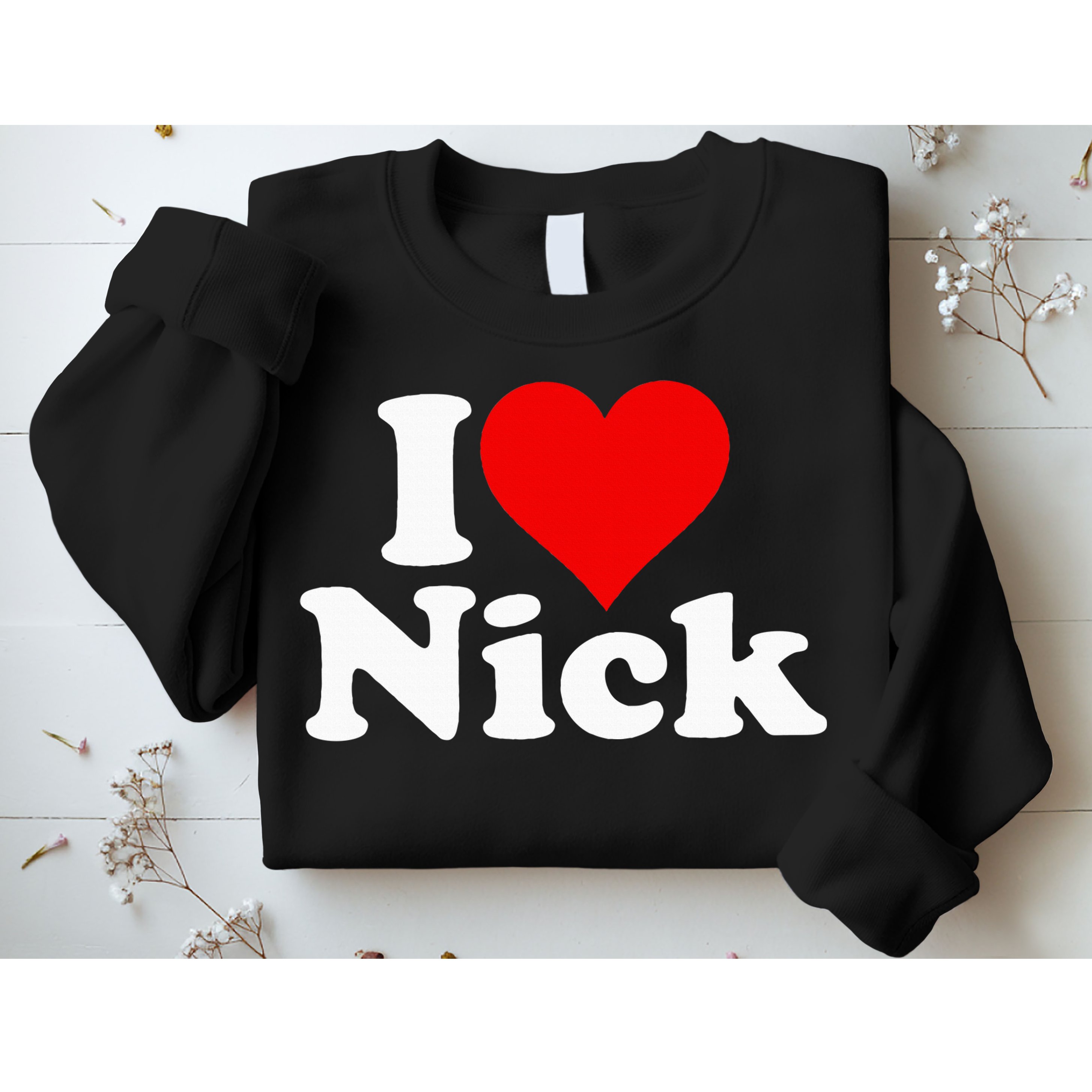 I Heart Love Nick Nicholas Sweatshirt