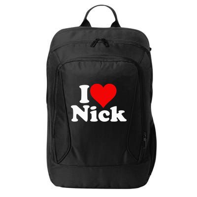I Heart Love Nick Nicholas City Backpack