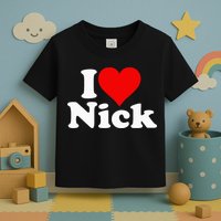 I Heart Love Nick Nicholas Toddler T-Shirt