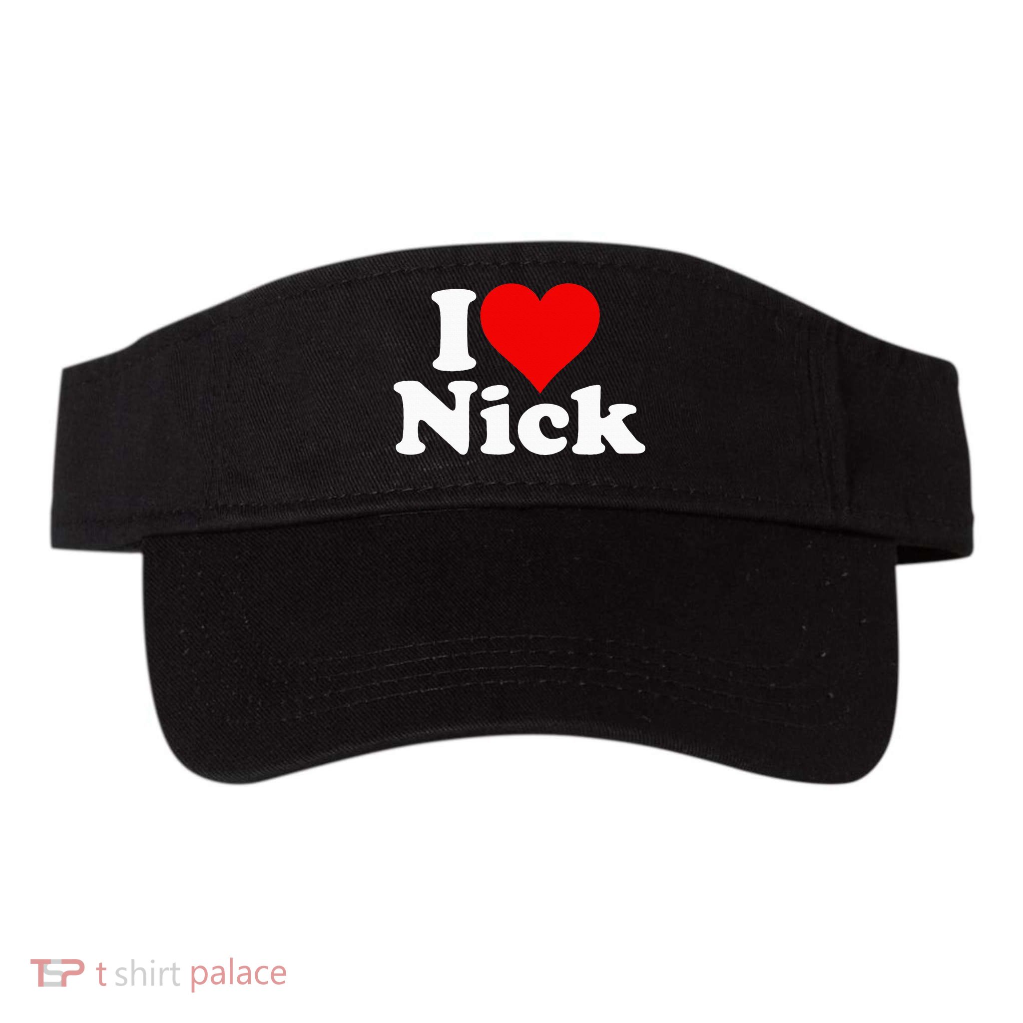 I Heart Love Nick Nicholas Visor