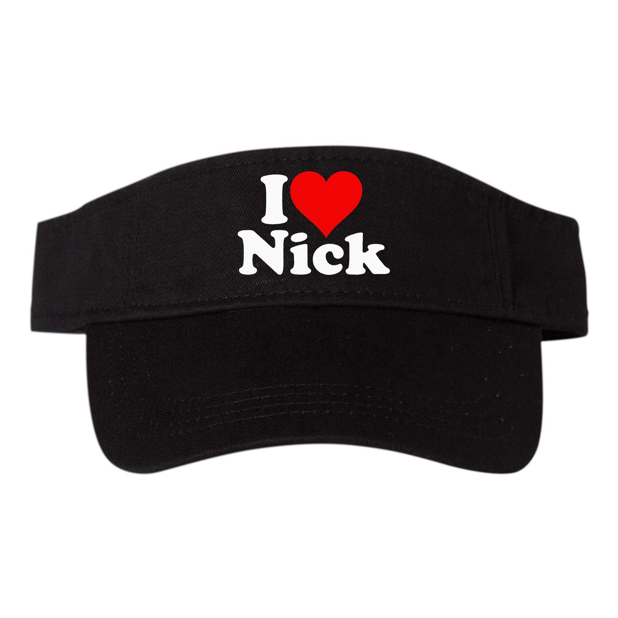 I Heart Love Nick Nicholas Visor