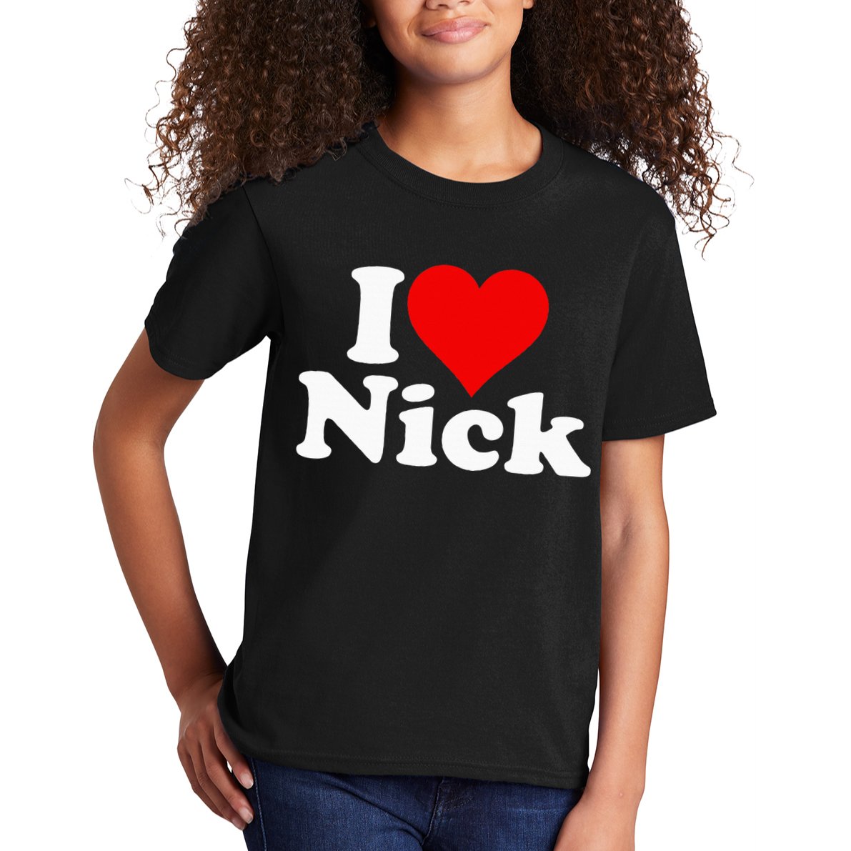 I Heart Love Nick Nicholas Kids T-Shirt