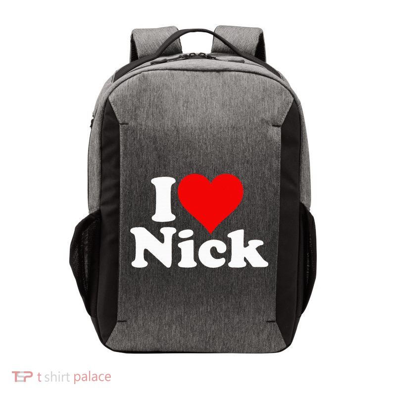 I Heart Love Nick Nicholas Vector Backpack