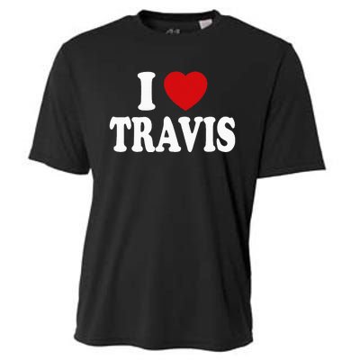 I Heart Love Travis Cooling Performance Crew T-Shirt