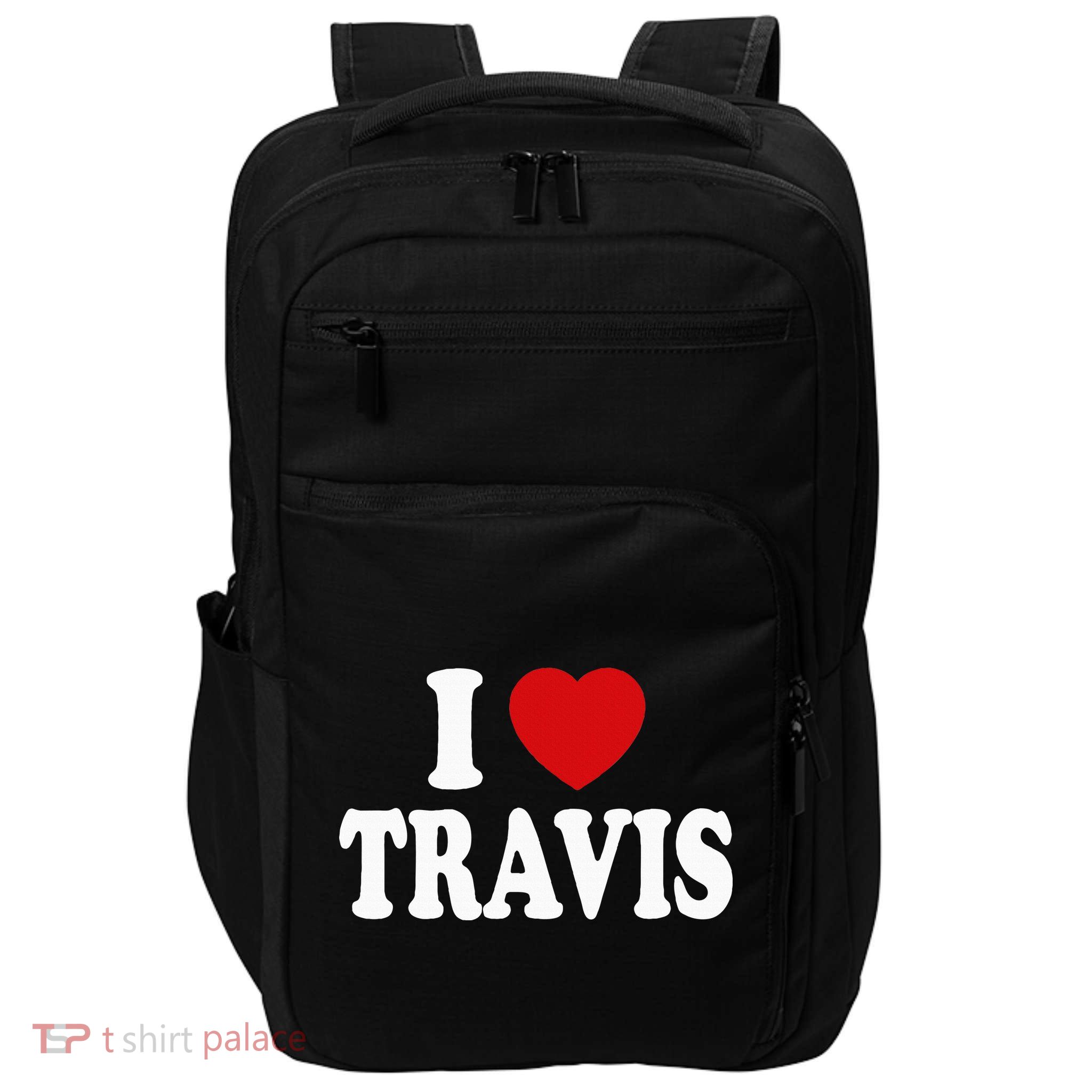 I Heart Love Travis Impact Tech Backpack