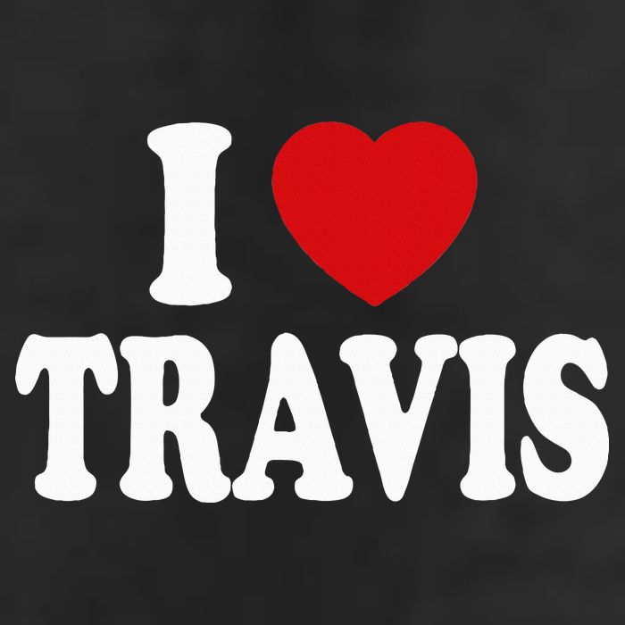 I Heart Love Travis Adult Drive Performance Visor
