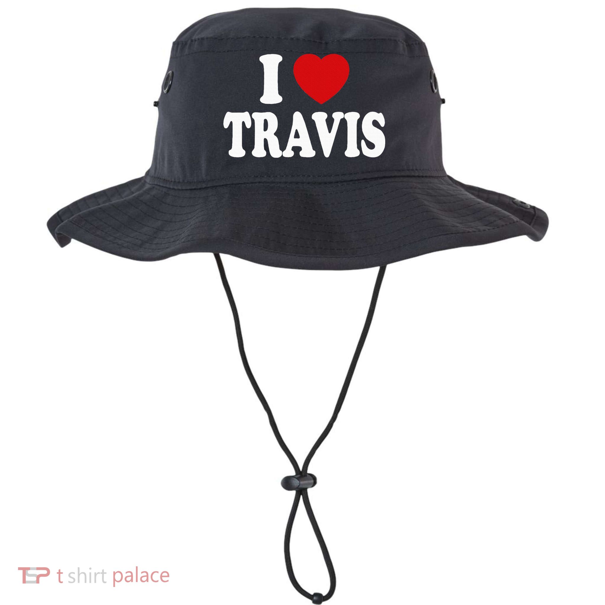 I Heart Love Travis Bucket Hat