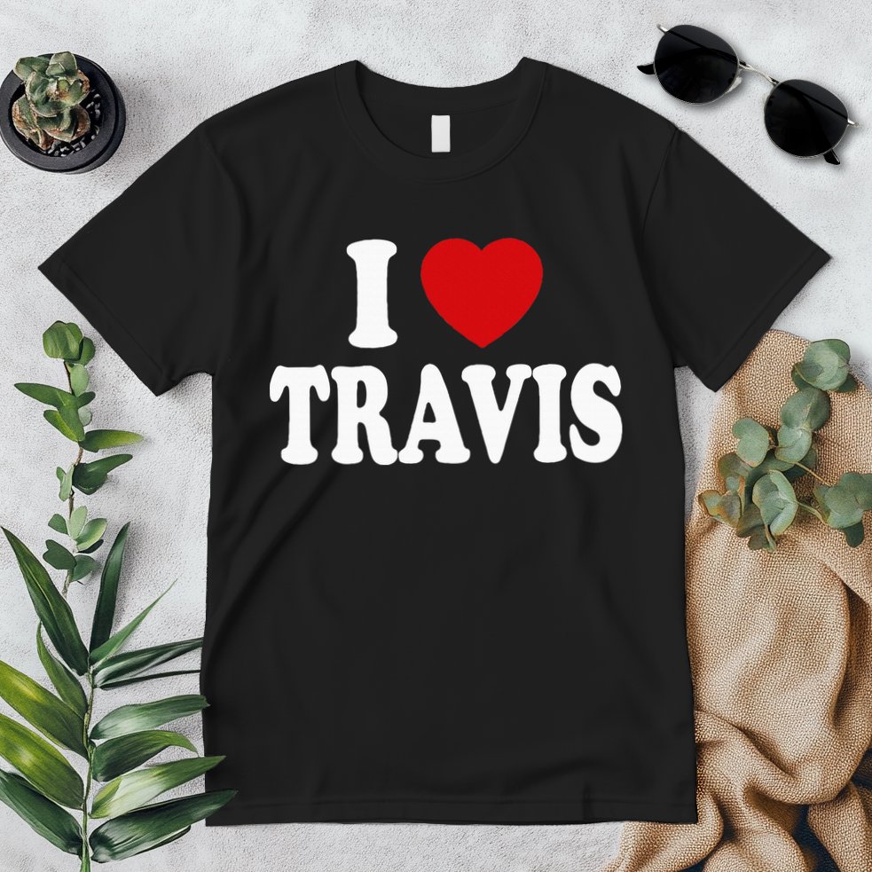 I Heart Love Travis Premium T-Shirt