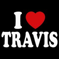I Heart Love Travis Baby Bodysuit