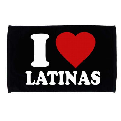 I Heart Latinas I Love Latinas Funny Love Latinas  Microfiber Hand Towel