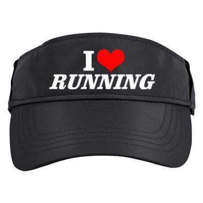 I Heart Love Running Great Gifts For Runner Unisex Adult Drive Performance Visor