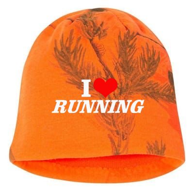 I Heart Love Running Great Gifts For Runner Unisex Kati - Camo Knit Beanie