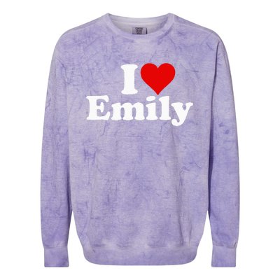 I Heart Love Emily Colorblast Crewneck Sweatshirt