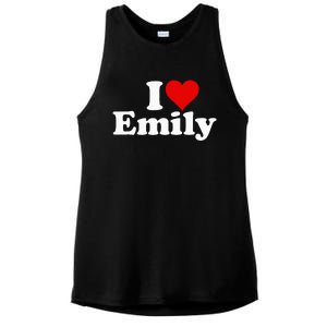 I Heart Love Emily Ladies PosiCharge Tri-Blend Wicking Tank