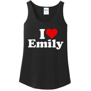 I Heart Love Emily Ladies Essential Tank