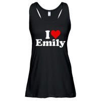 I Heart Love Emily Ladies Essential Flowy Tank