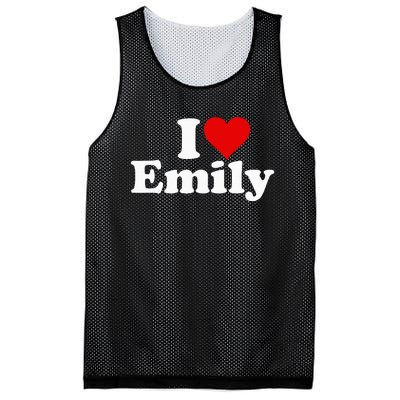 I Heart Love Emily Mesh Reversible Basketball Jersey Tank