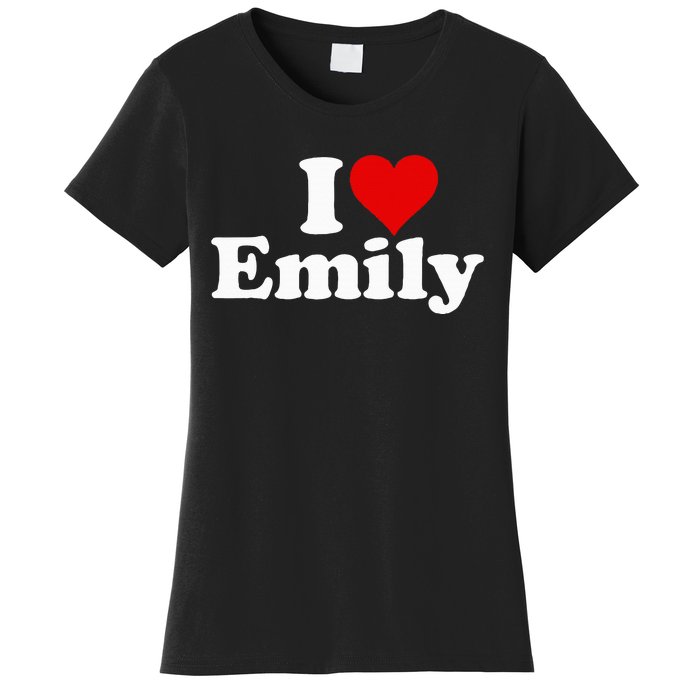 I Heart Love Emily Women's T-Shirt