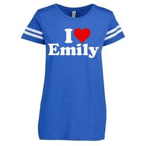 I Heart Love Emily Enza Ladies Jersey Football T-Shirt