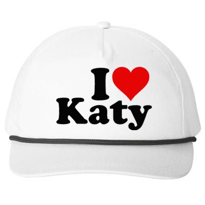 I Heart Love Katy Kate Snapback Five-Panel Rope Hat