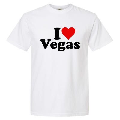 I Heart Love Las Vegas Nevada Garment-Dyed Heavyweight T-Shirt