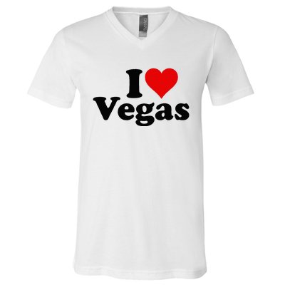 I Heart Love Las Vegas Nevada V-Neck T-Shirt