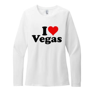 I Heart Love Las Vegas Nevada Womens CVC Long Sleeve Shirt