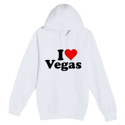 I Heart Love Las Vegas Nevada Premium Pullover Hoodie