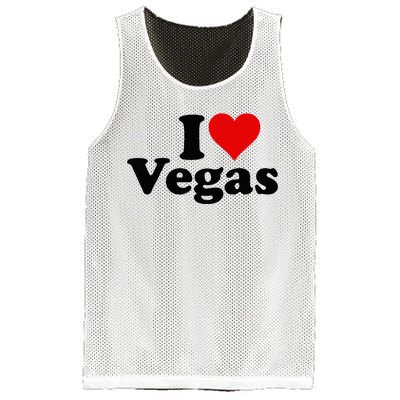 I Heart Love Las Vegas Nevada Mesh Reversible Basketball Jersey Tank