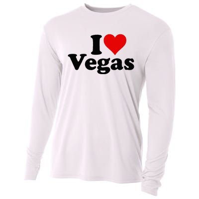 I Heart Love Las Vegas Nevada Cooling Performance Long Sleeve Crew