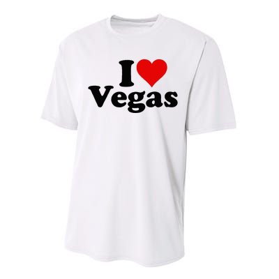 I Heart Love Las Vegas Nevada Performance Sprint T-Shirt