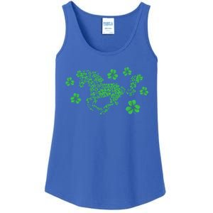 Irish Horse Lover Horseback Riding Equestrian Rider Shamrock Gift Ladies Essential Tank