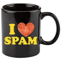 I Heart Love Spam Canned Cooked Pork Food Lover Spam 11oz C Handle Ceramic Mug