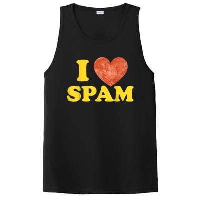 I Heart Love Spam Canned Cooked Pork Food Lover Spam PosiCharge Competitor Tank