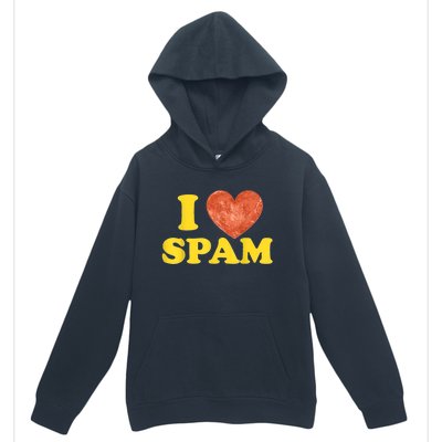 I Heart Love Spam Canned Cooked Pork Food Lover Spam Urban Pullover Hoodie