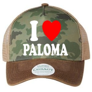 I Heart (Love) Paloma Cute Matching Couple Spouse Married Gift Legacy Tie Dye Trucker Hat