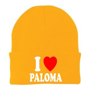 I Heart (Love) Paloma Cute Matching Couple Spouse Married Gift Knit Cap Winter Beanie