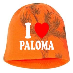 I Heart (Love) Paloma Cute Matching Couple Spouse Married Gift Kati - Camo Knit Beanie