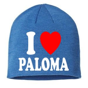 I Heart (Love) Paloma Cute Matching Couple Spouse Married Gift Sustainable Beanie